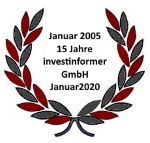 15 Jahre investinformer GmbH
